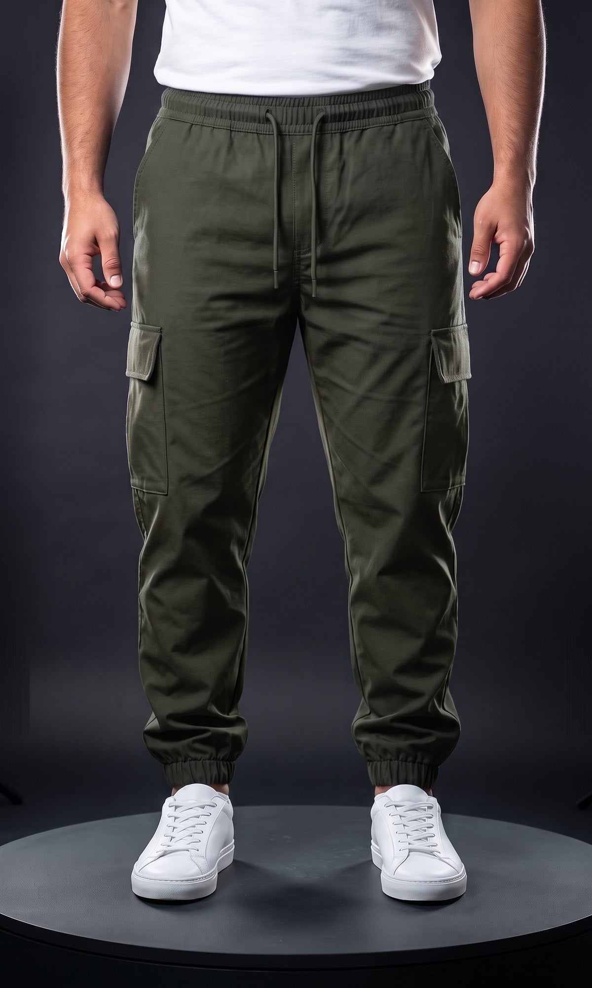 Jogger cargo ASFALTO militar