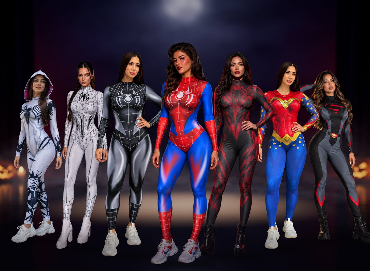 Los 7 diseños de enterizo disfraz de Halloween NOCTURNA